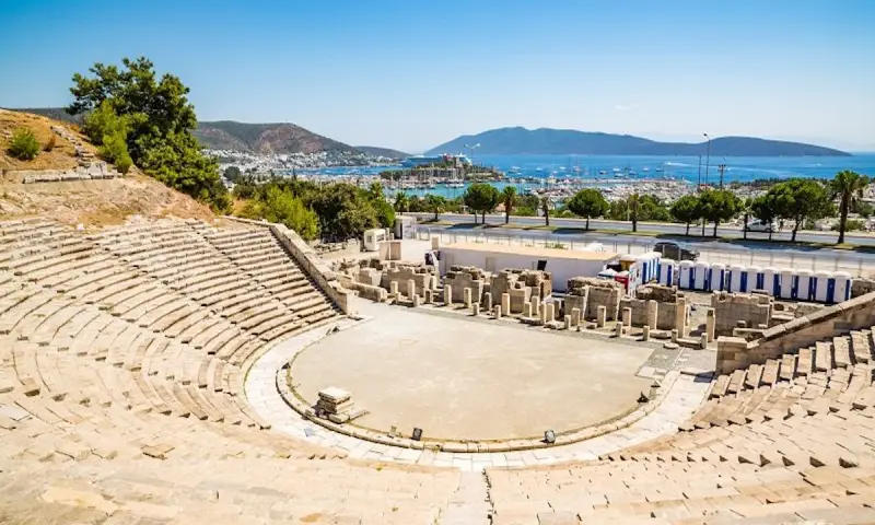 bodrum ancient theater attraction in mugla