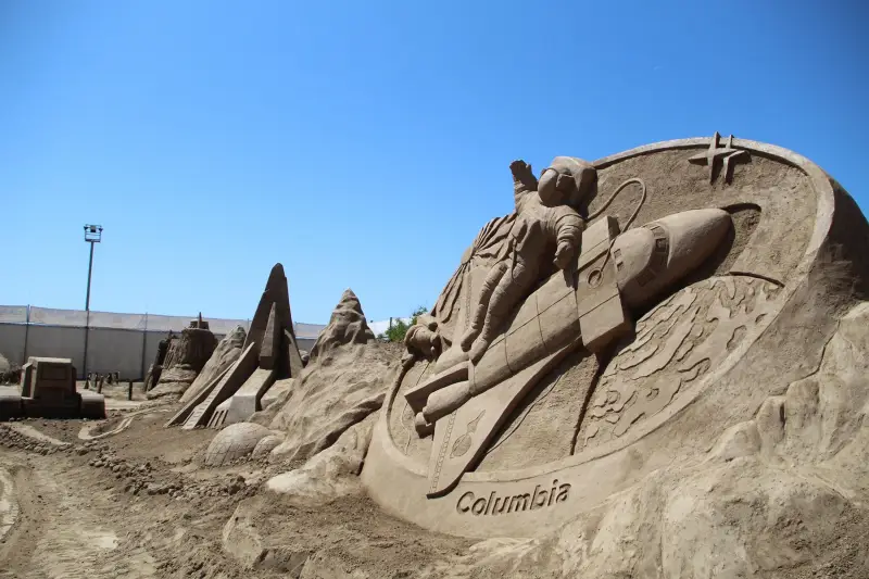 sand sculpture museum Antalya sandland
