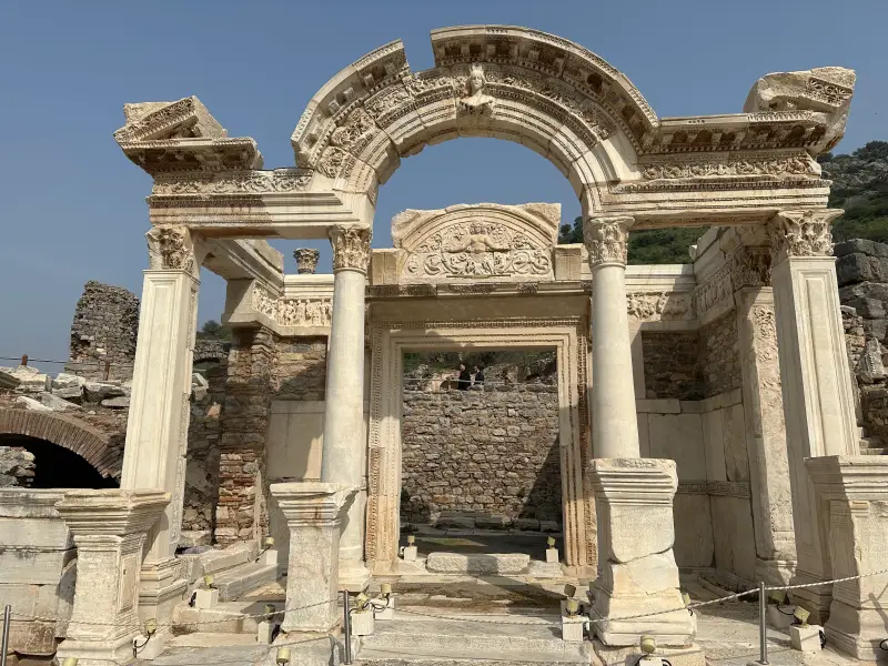 The Temple of Hadrianus Ephesus ancient city Izmir Selcuk