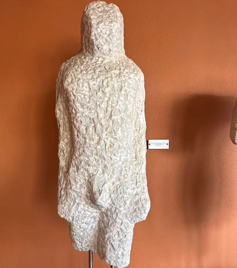 unfinished sculpture in Ephesus museum